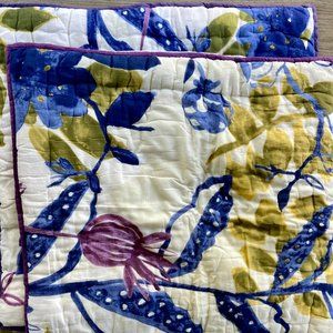 Anthropologie Multicolored Euro Pillow Shams, Set of 2